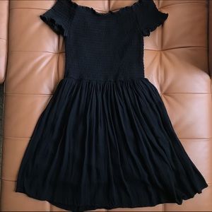 Black Off the Shoulder Dress